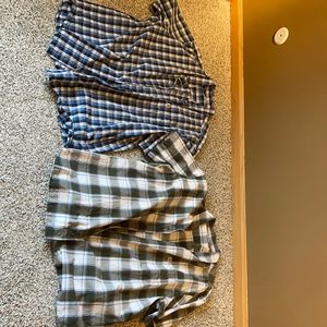 Two cathartt button downs